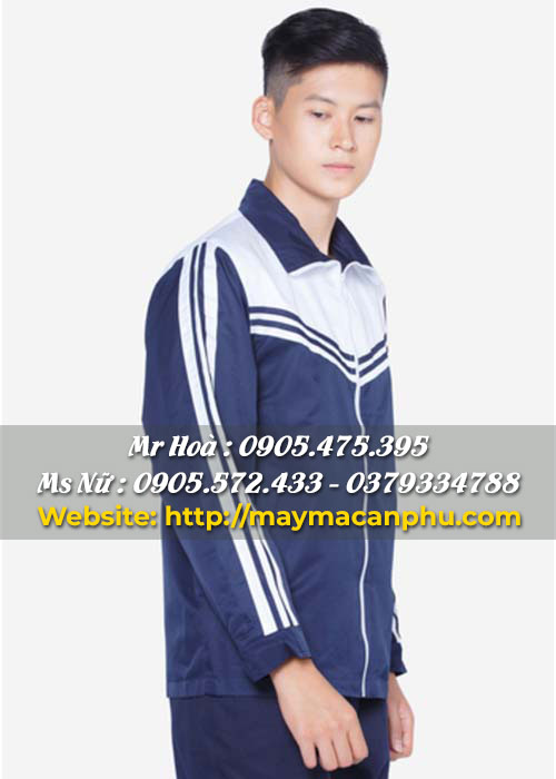 Mẫu áo khoác đồng phục học sinh nam