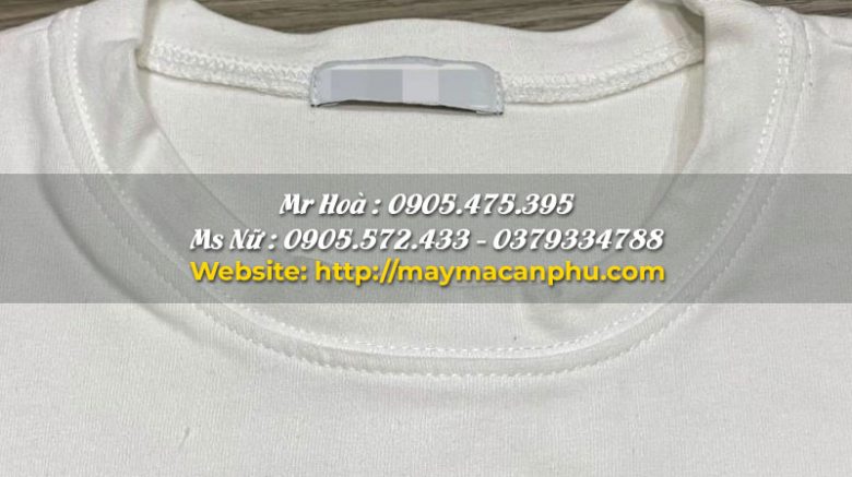 Sửa cổ áo thun bị rộng