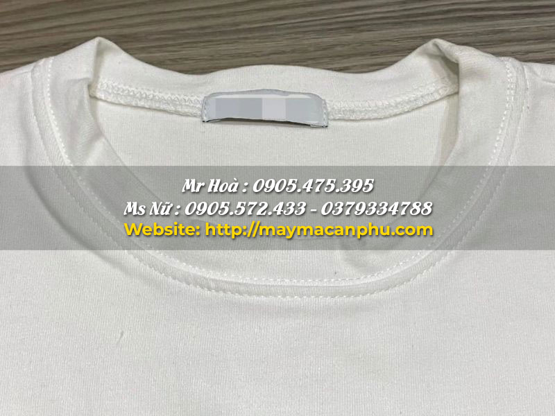 Sửa cổ áo thun bị rộng