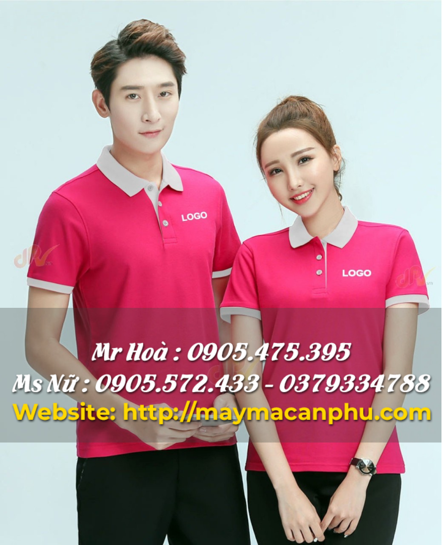 Áo thun đồng phục có cổ