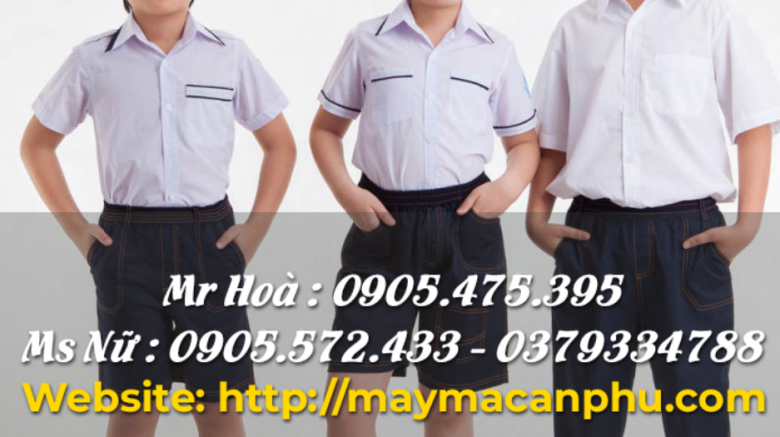 loại vải phù hợp để may đồng phục học sinh