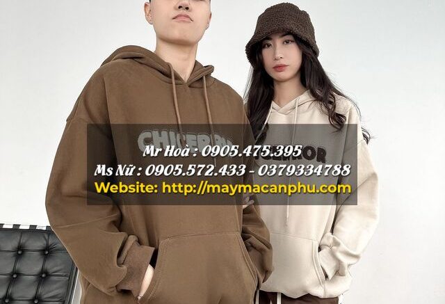 Địa chỉ may áo hoodie theo yêu cầu