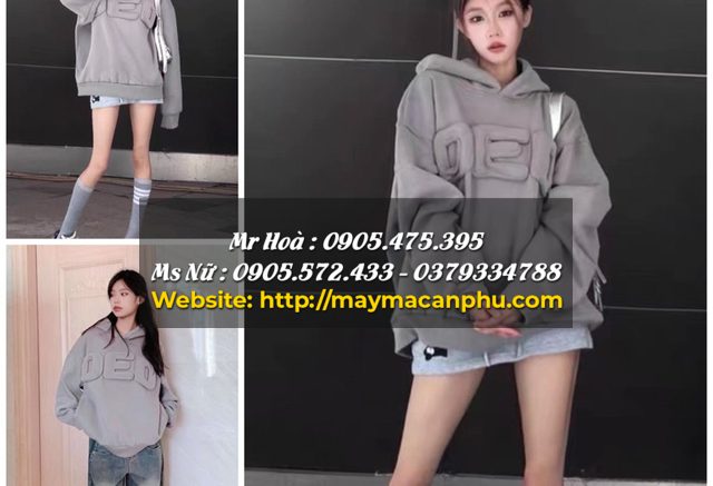 Địa chỉ may áo hoodie theo yêu cầu