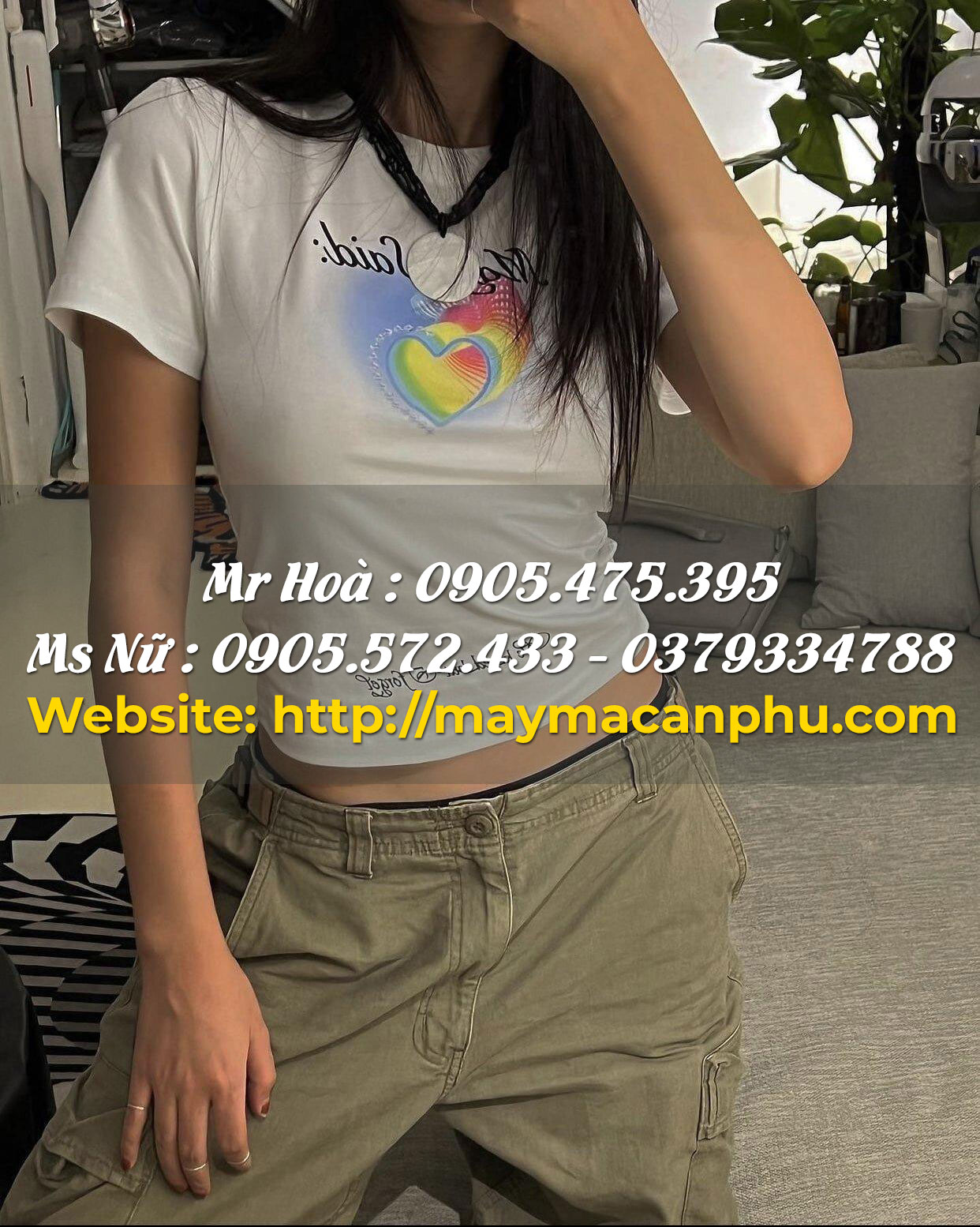 Áo baby tee tạo sự đáng yêu cho các cô nàng