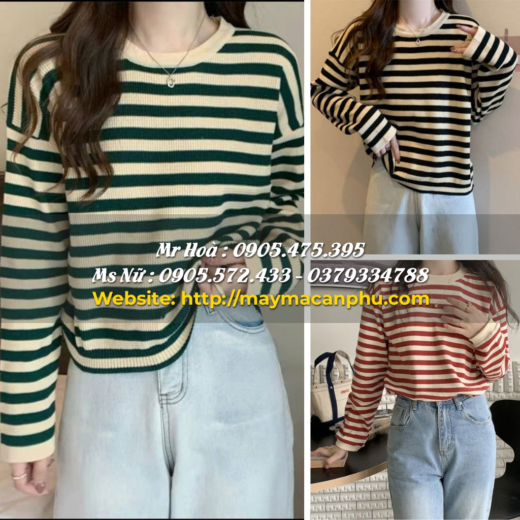 Các mẫu áo thun dài tay nữ đẹp: Áo thun dài tay họa tiết