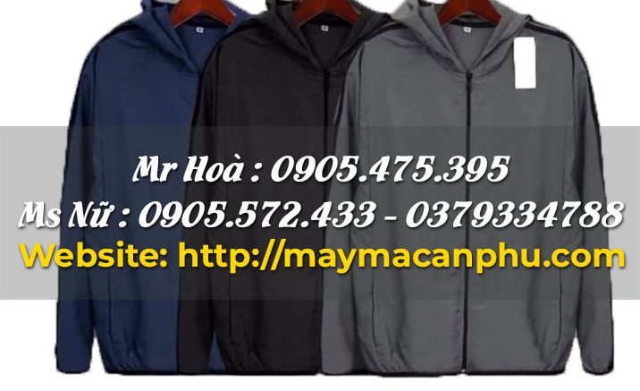 Xưởng may áo khoác 1 lớp