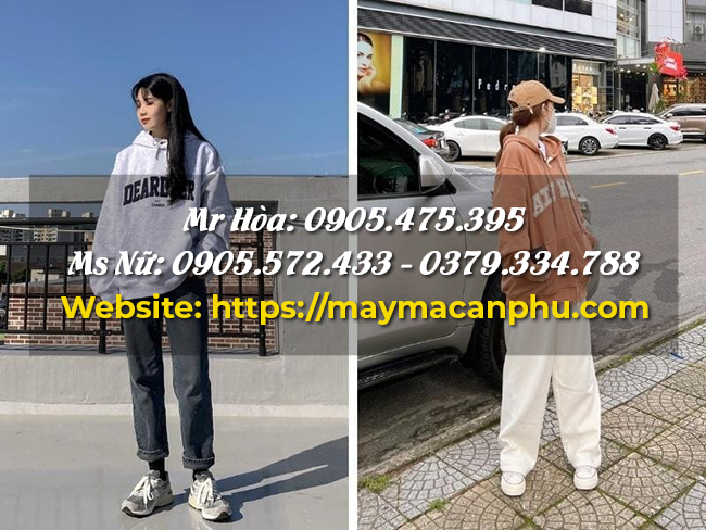 Tips phối áo hoodie với quần ống rộng