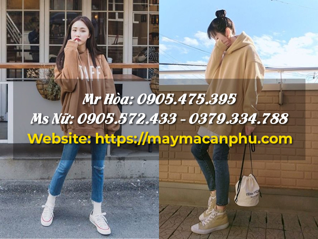 May áo hoodie chất lượng cao tại An Phú