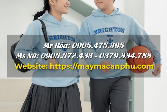 May Mặc An Phú - Địa chỉ đặt may áo hoodie đồng phục uy tín