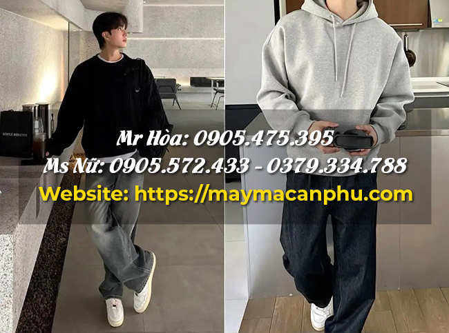 Những mẫu áo hoodie học sinh phổ biến