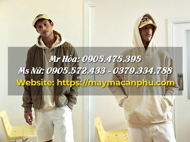 Áo hoodie tay dài oversize phong cách đường phố