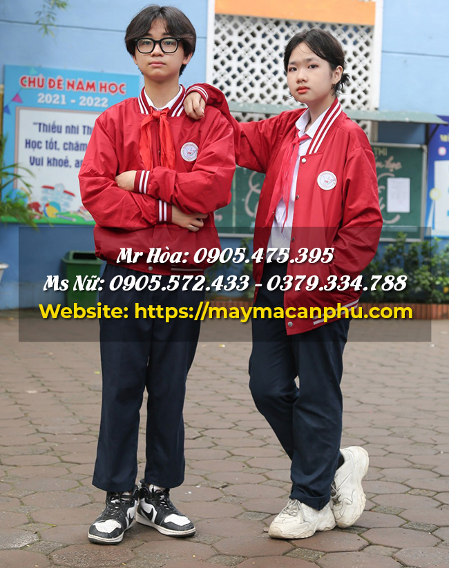 Chất liệu áo khoác đồng phục học sinh