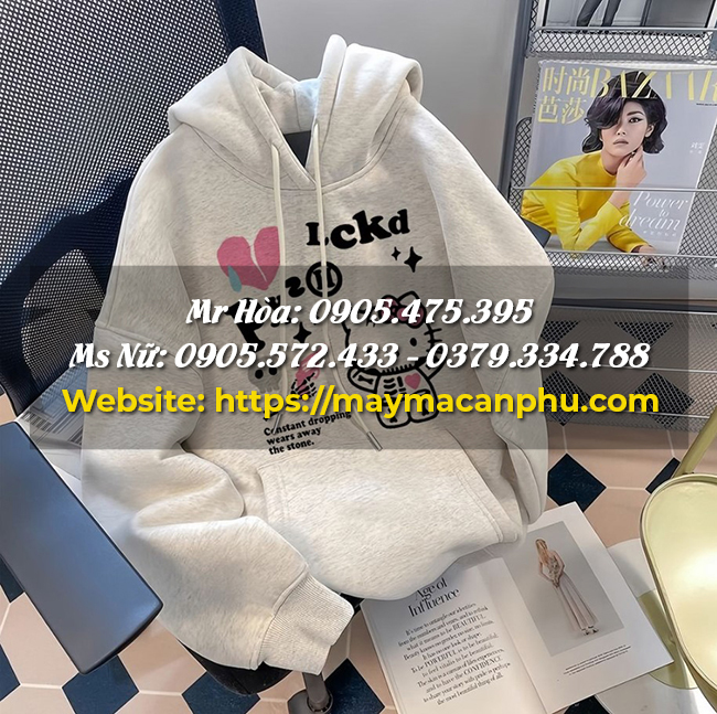 Tạo ấn tượng với áo hoodie hoạt hình ngộ nghĩnh