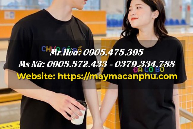 Xu hướng thiết kế áo thun unisex in chữ