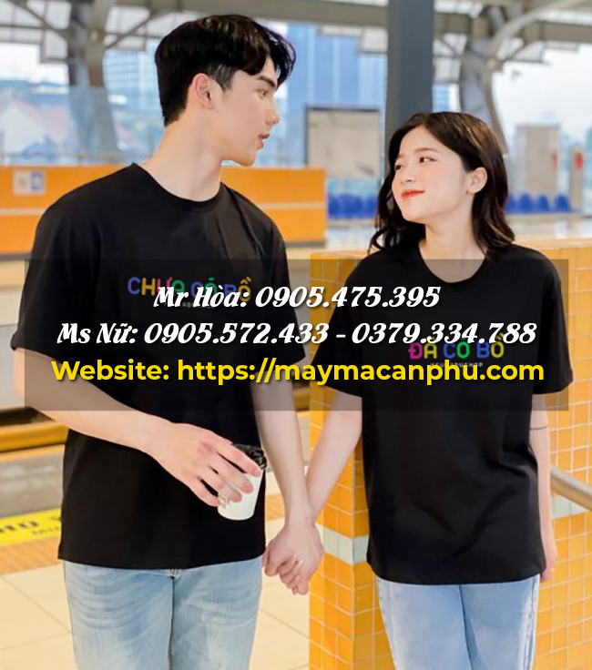 Xu hướng thiết kế áo thun unisex in chữ