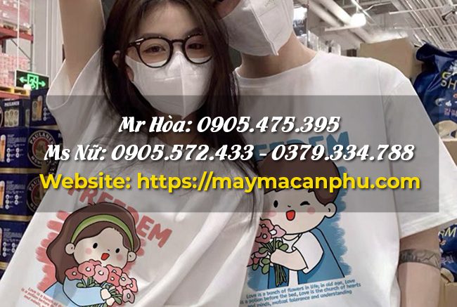 Đặt áo thun trẻ trung tại May Mặc An Phú
