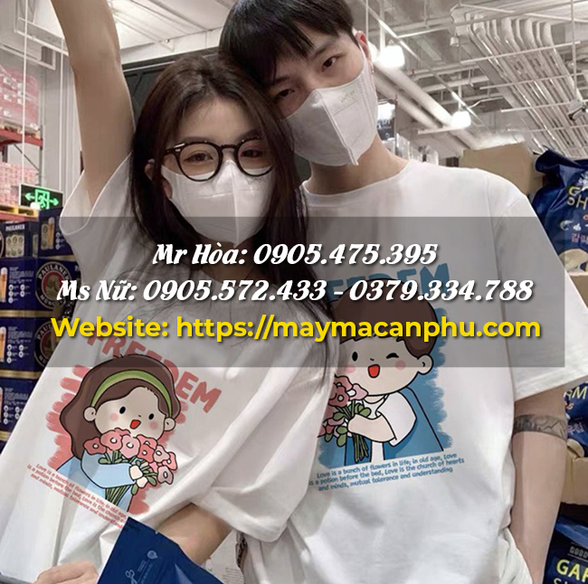 Đặt áo thun trẻ trung tại May Mặc An Phú
