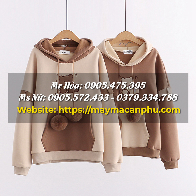 Đặt may áo hoodie số lượng lớn tại HCM