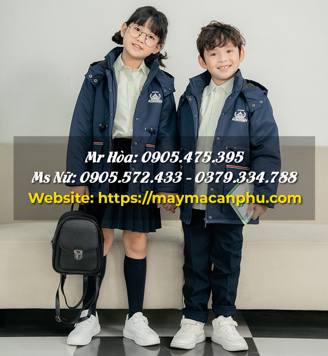 In/thêu logo trường rõ nét