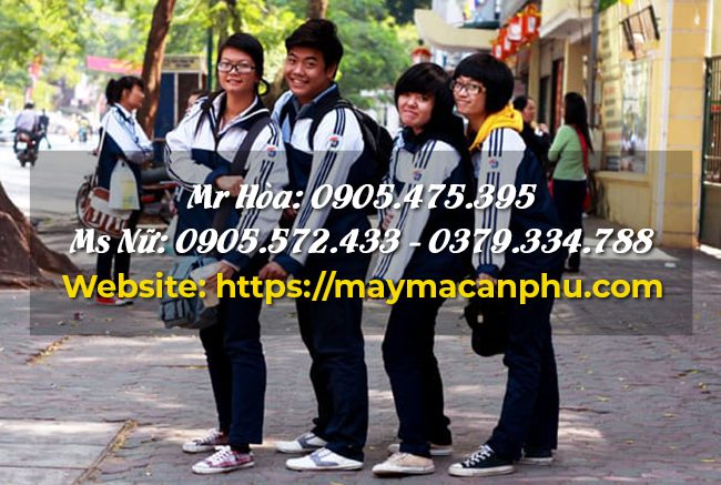 Mẫu áo đồng phục dài tay mùa đông