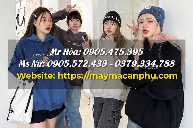 May Mặc An Phú - Địa chỉ đặt may áo hoodie xu hướng 2025