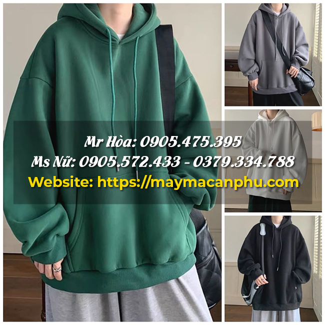 Áo hoodie nam basic