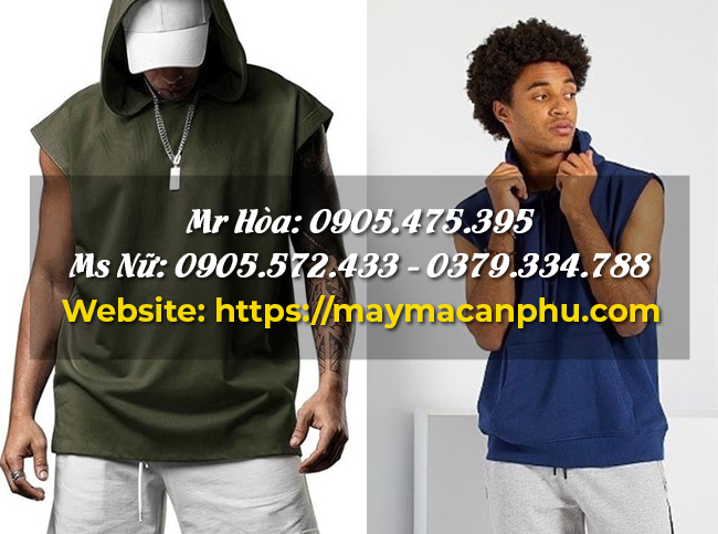 Hoodie không tay + Quần short: Combo mát mẻ “chuẩn hè”