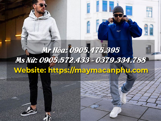 Hoodie dáng dài + Giày thể thao: “Giả váy” cực trendy