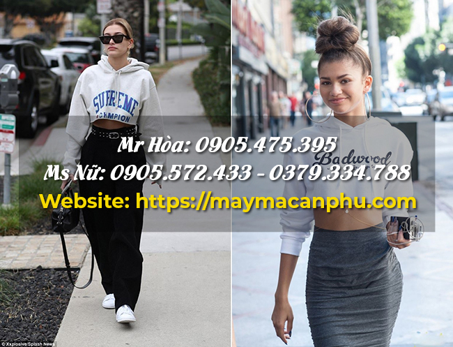 Phối đồ với áo hoodie croptop