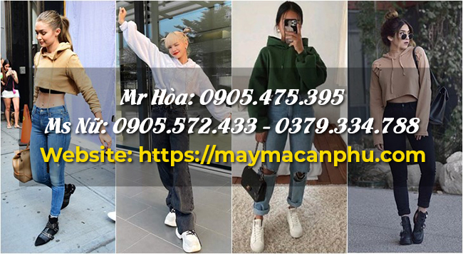 Phối đồ với áo hoodie croptop