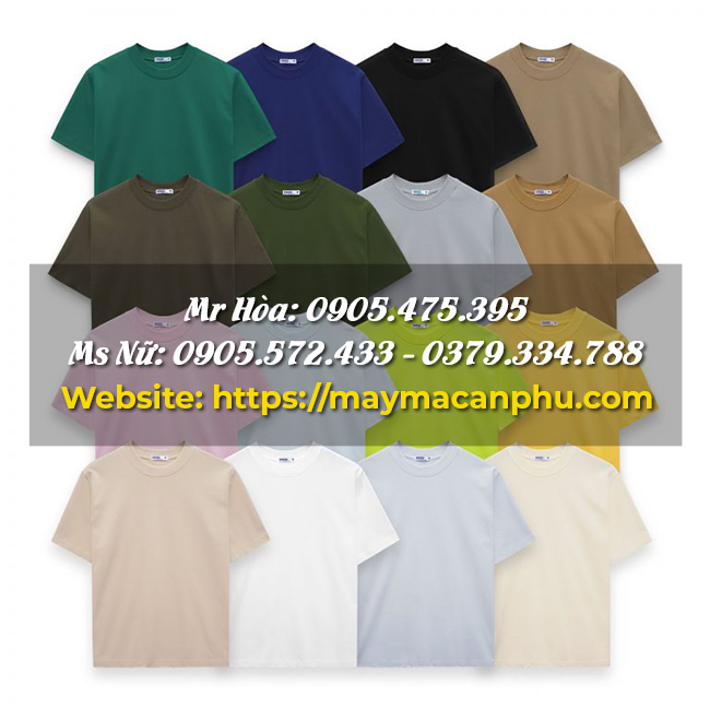 Địa chỉ xưởng may áo thun giá rẻ nhất TP.HCM.