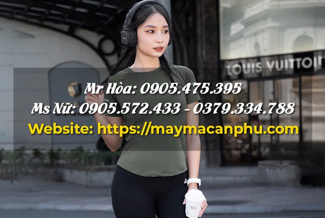 May Mặc An Phú - Địa chỉ uy tín đặt áo thun tập gym nữ