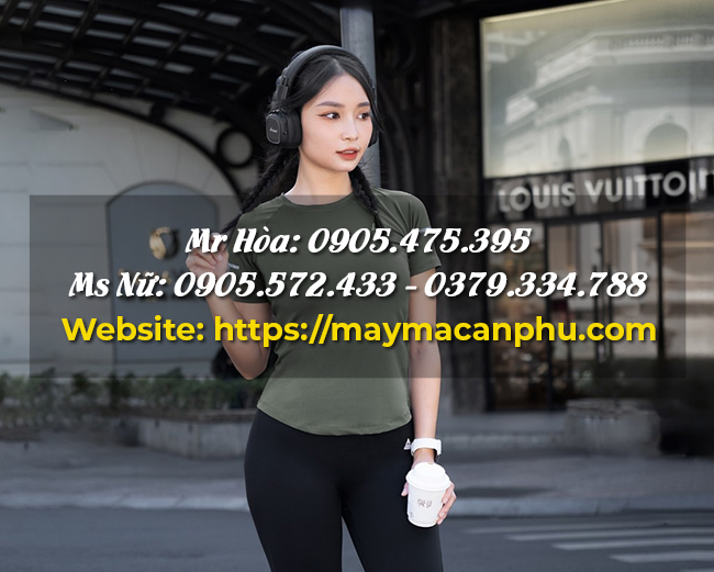 May Mặc An Phú - Địa chỉ uy tín đặt áo thun tập gym nữ