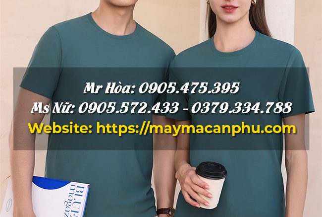 Xu hướng thiết kế mẫu áo thun cổ tròn hiện nay