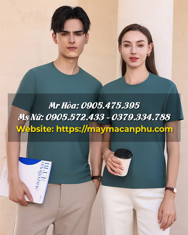 Xu hướng thiết kế mẫu áo thun cổ tròn hiện nay