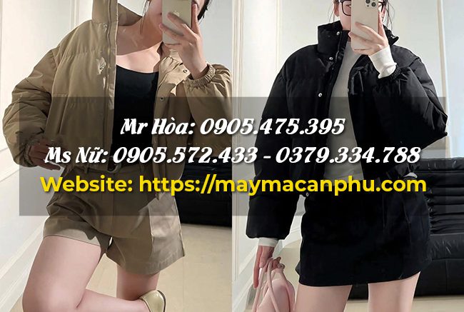 Đặt may mẫu áo khoác gòn chất lượng tại May Mặc An Phú