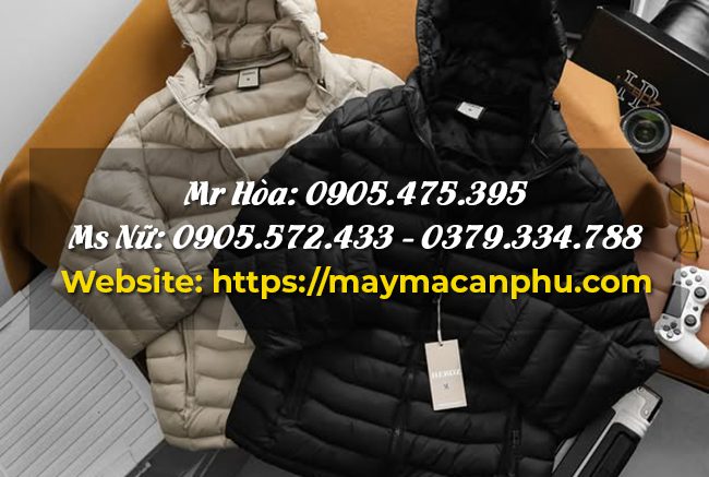 May áo khoác gòn chất lượng – đầu tư bền vững cho thương hiệu