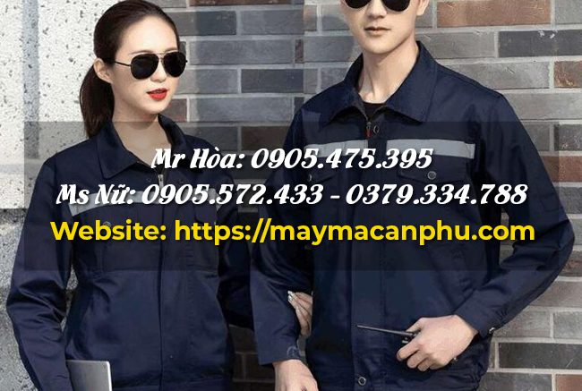 Quy trình may áo khoác đồng phục chuyên nghiệp, rõ ràng