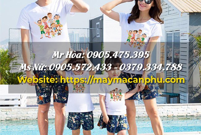 Áo thun cho gia đình – Xu hướng thời trang gắn kết yêu thương