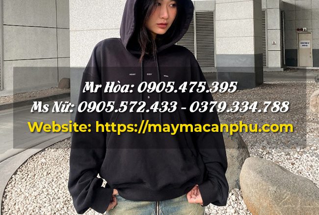 Địa chỉ đặt may hoodie thoáng mát chất lượng, giá tốt