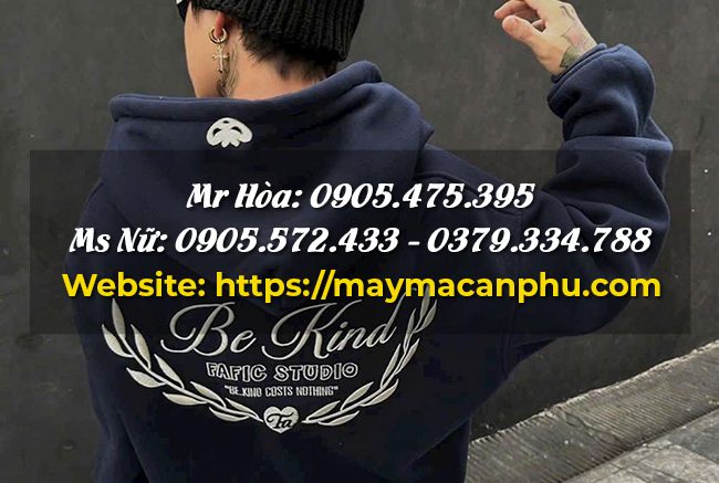 Giải Pháp Sản Xuất Áo Nỉ Thêu Chữ Đồng Phục Tận Xưởng Đạt Chuẩn